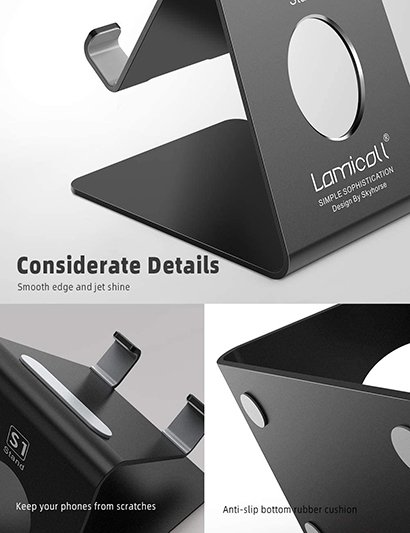 Lamicall Cell Phone Stand, Phone Dock