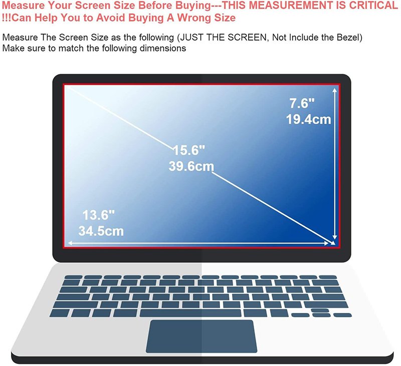 Laptop Screen Protector Blue Light and Anti Glare Filter