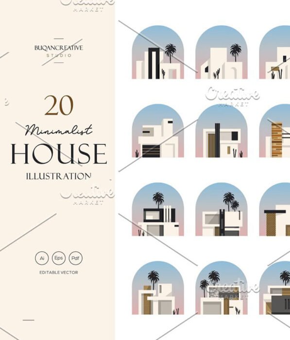 Minimalist House Illustration