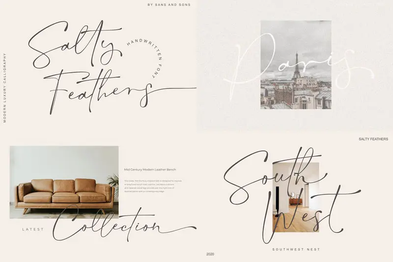 Modern Elegant Font Bundle