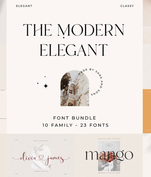 Modern Elegant Font Bundle