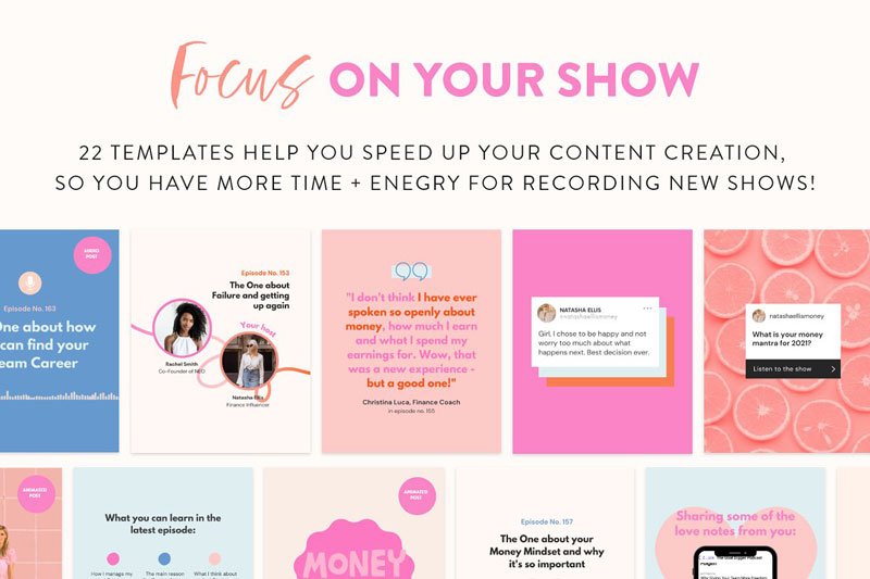 Podcast Posts Template Pack