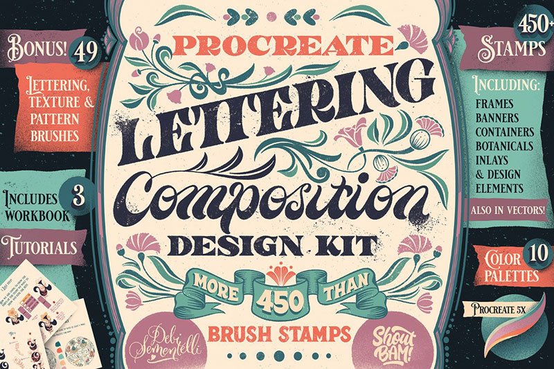 Procreate Composition Design Kit 1