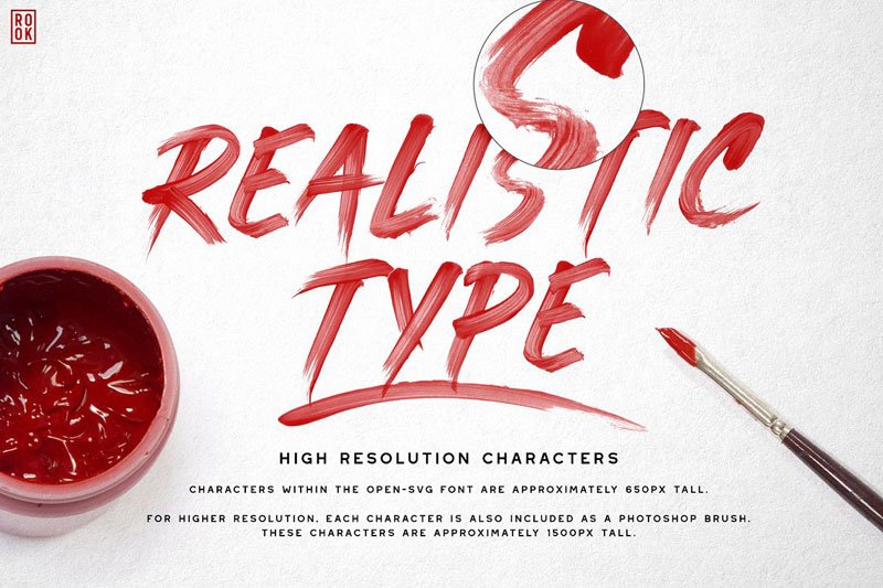 Pure Heart - OpenType SVG Brush Font