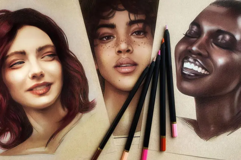 Realistic Skin Tone Coloring