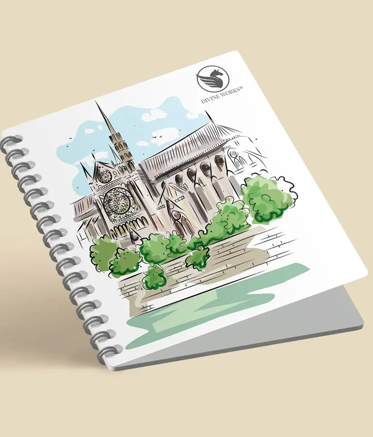Spiral Notebook Mockup