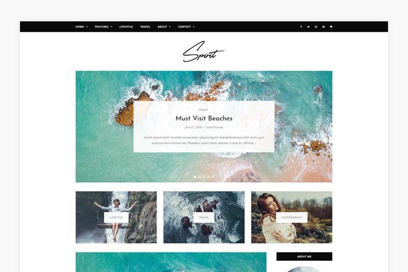 Spirit WordPress Blog Theme