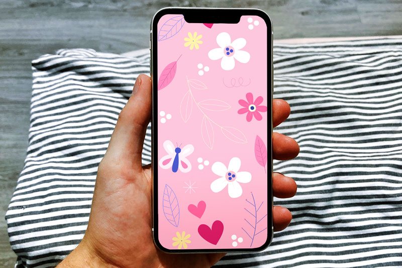 Download Free iPhone Cute Flower Vector by Divine Works