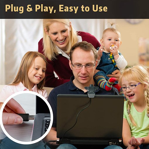 1080P HD Webcam with Microphone