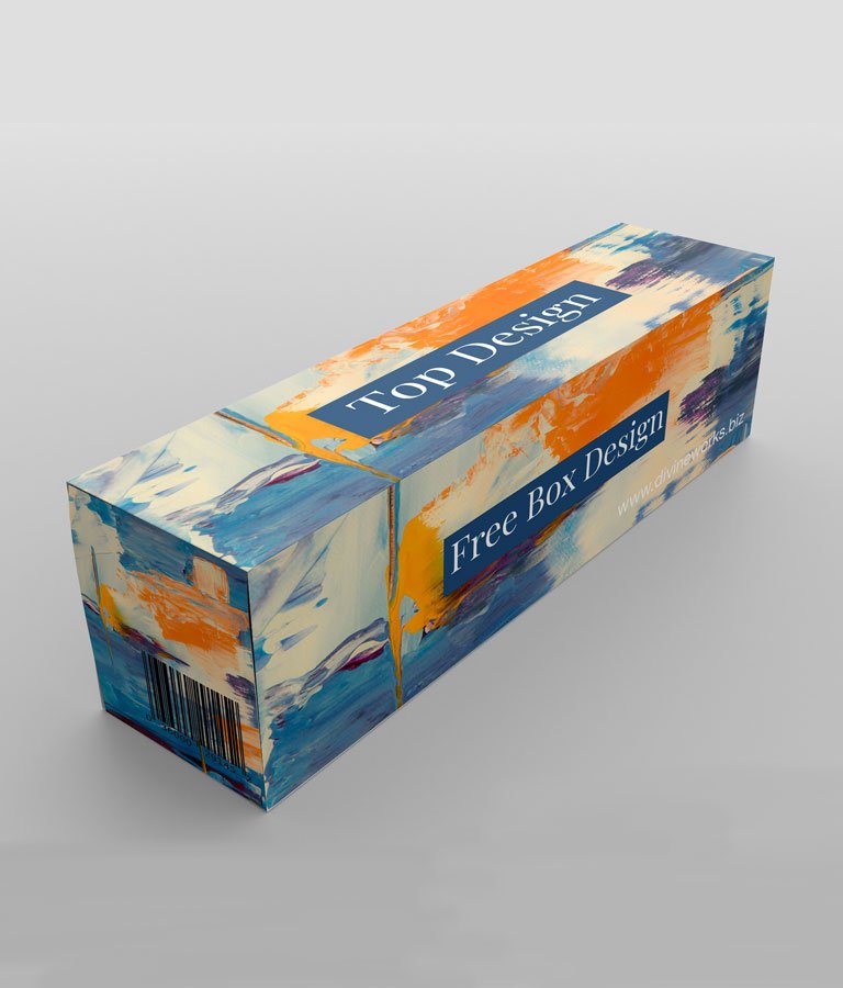 Download Free Box Packaging Mockup by Divine Works