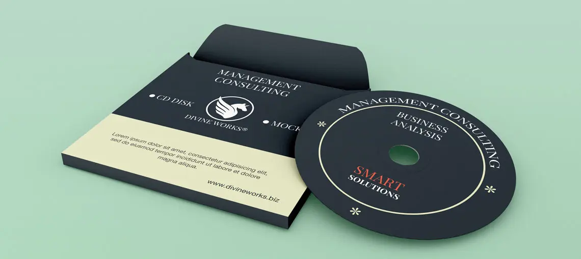 Download Free CD & Cover Mockup by Divine Works