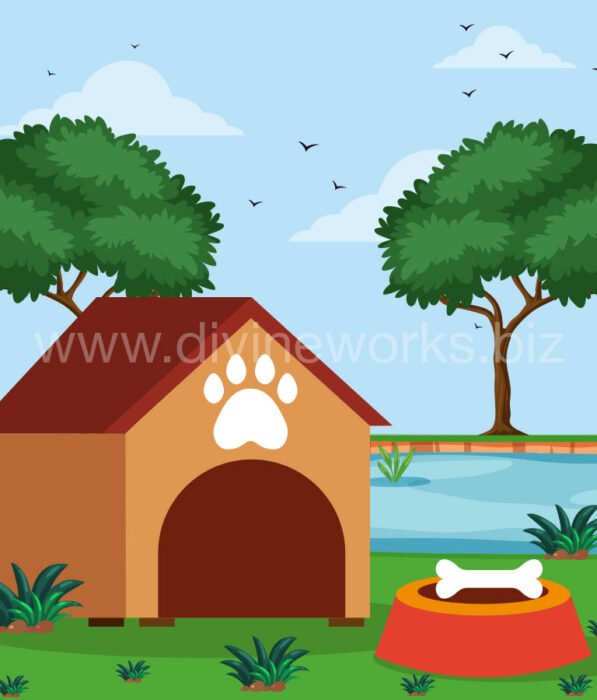 Download Free Dog House Vector Illustration by Divine Works