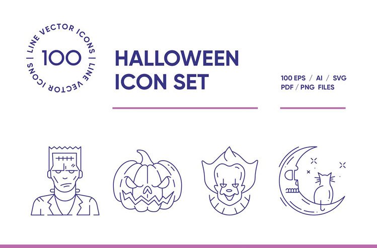 Halloween Icons Set