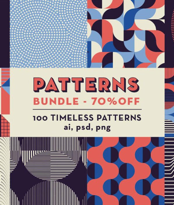 PATTERNS BUNDLE 100 Geo Patterns