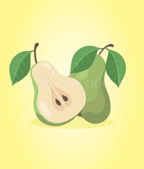 Download Free Pear Fruit Vector Art by Divine Works