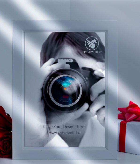Download Free Photo Frame Mockup PSD by Divine Works