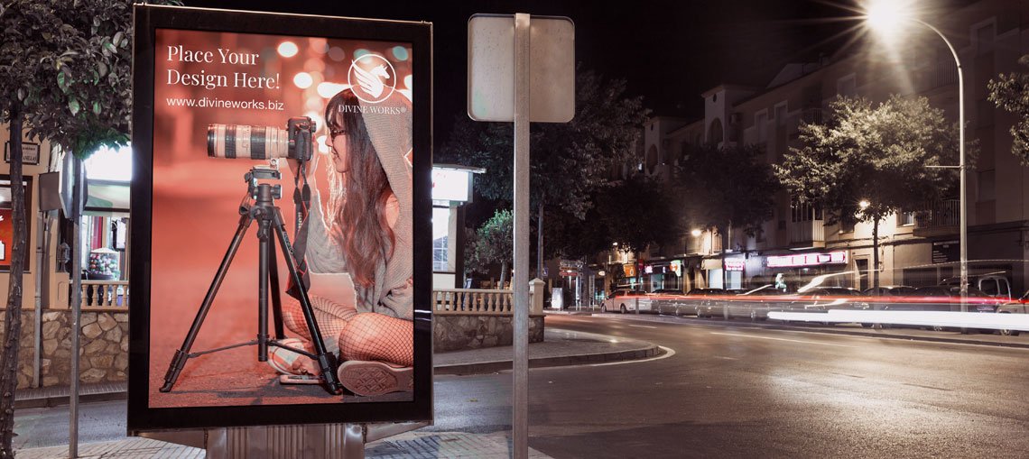 Download Free Billboard Outdoor Mockup by Divine Works