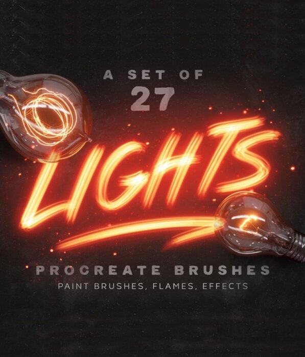 SALE Lights Procreate Brushes