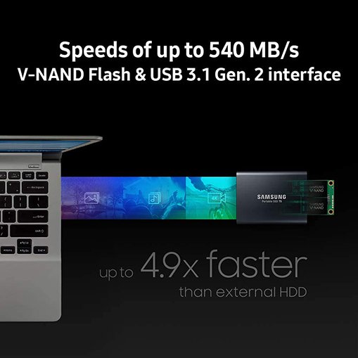 SAMSUNG T5 Portable SSD 1TB