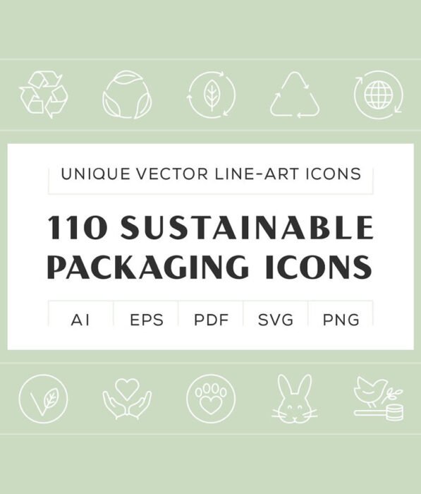 Sustainable Packaging Icons