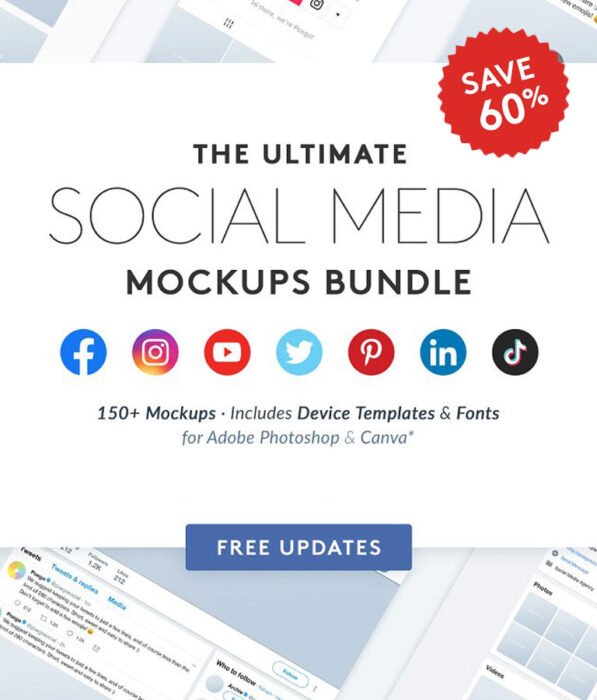 Ultimate Social Media Mockups Bundle