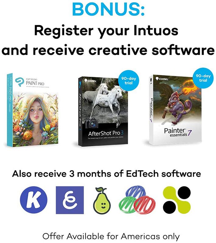 Wacom CTL4100 Intuos Graphics Drawing Tablet