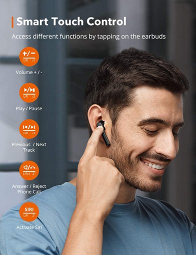 Wireless Earbuds, TaoTronics SoundLiberty