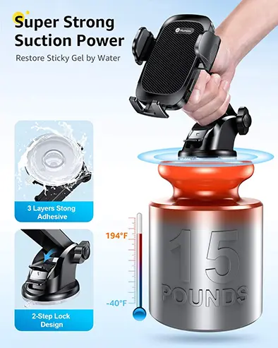2021 Military-Grade Super Suction & Stable