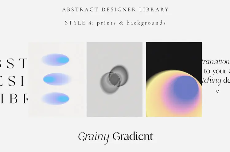 ABSTRACT DESIGNER LIBRARY 21 styles