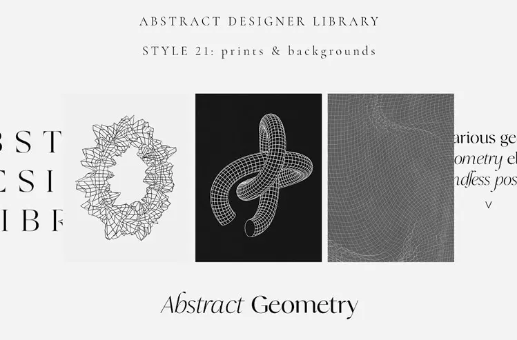ABSTRACT DESIGNER LIBRARY 21 styles
