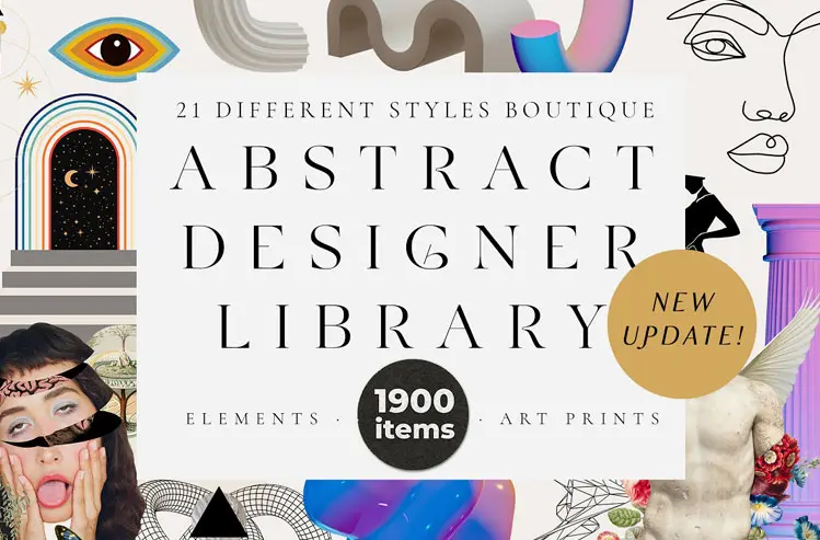 ABSTRACT DESIGNER LIBRARY 21 styles
