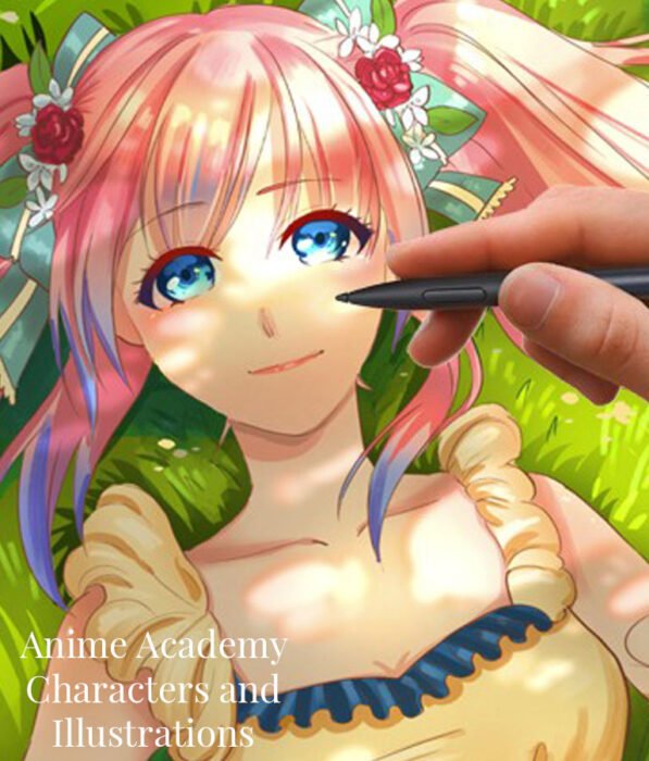 Anime Academy Characters and Illustrations
