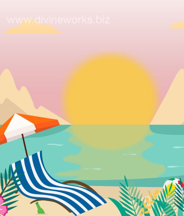 Download Free Beach Vector Art by Divine Works