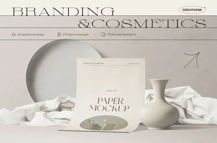 Branding&Cosmetics mockup pack