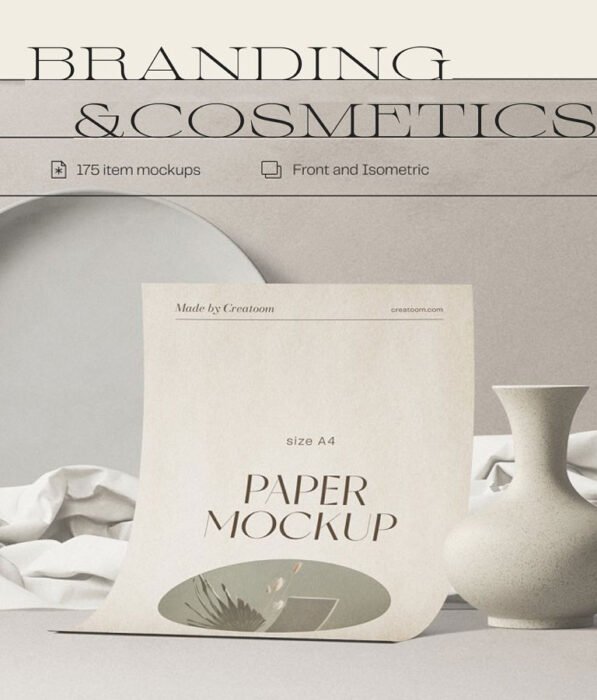 Branding&Cosmetics mockup pack