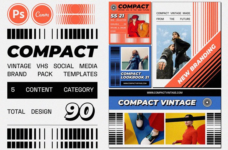 COMPACT Social Media Templates