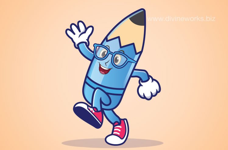 Download Free Cartoon Pencil Vector Art by Divine Works