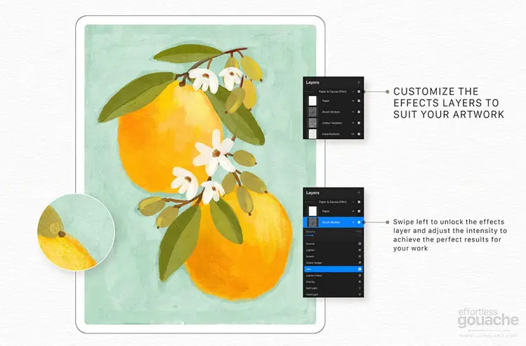 Gouache Brushes for Procreate