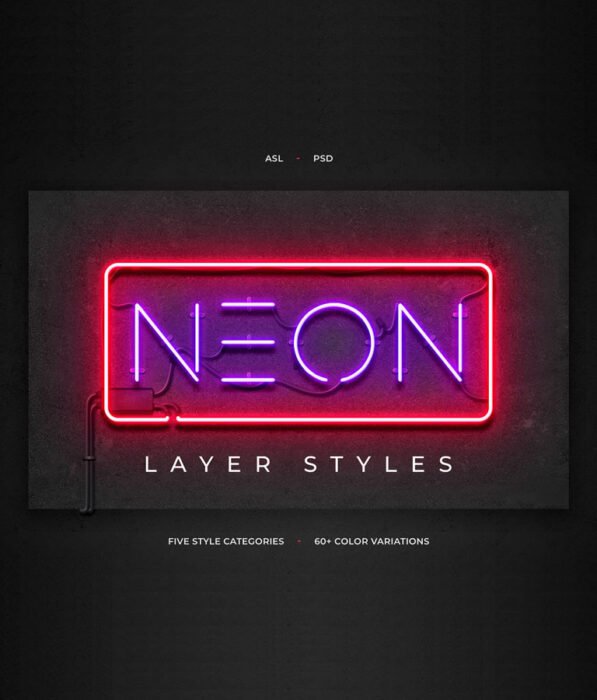 Neon Layer Styles
