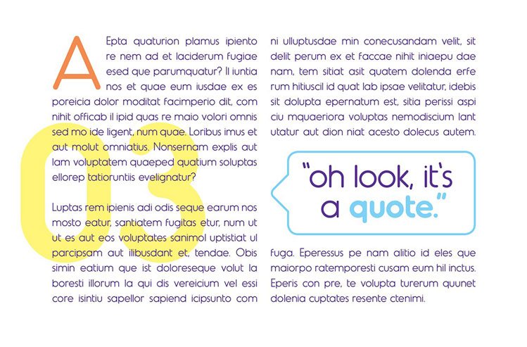Oduda - Rounded Typeface