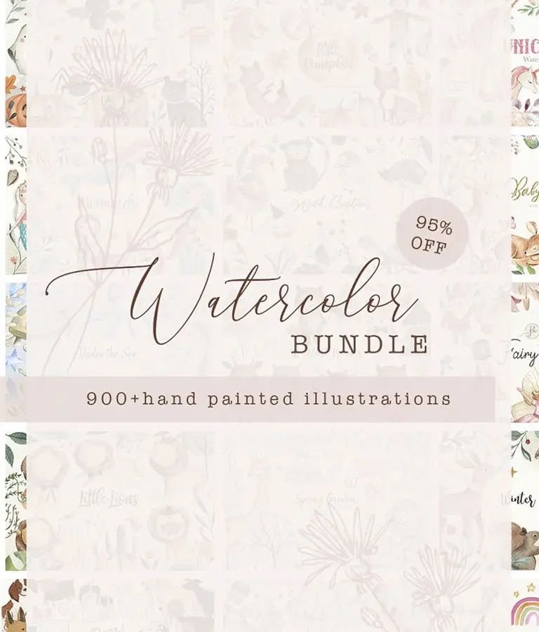 SALE! Watercolor Bundle