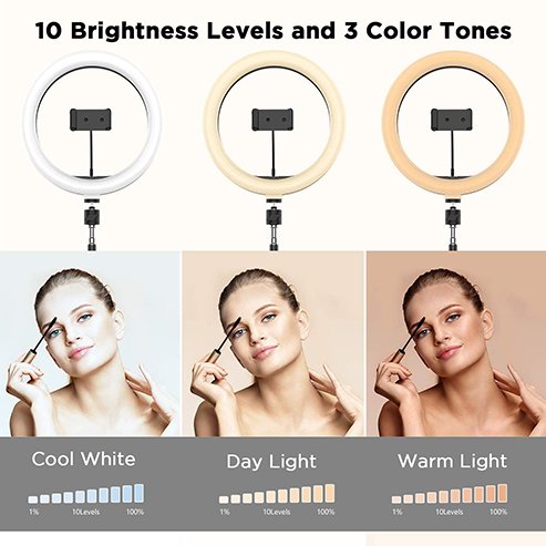 Selfie Ring Light with Tripod Stand