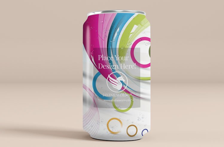 Download Free Tin Can Mockup by Divine Works