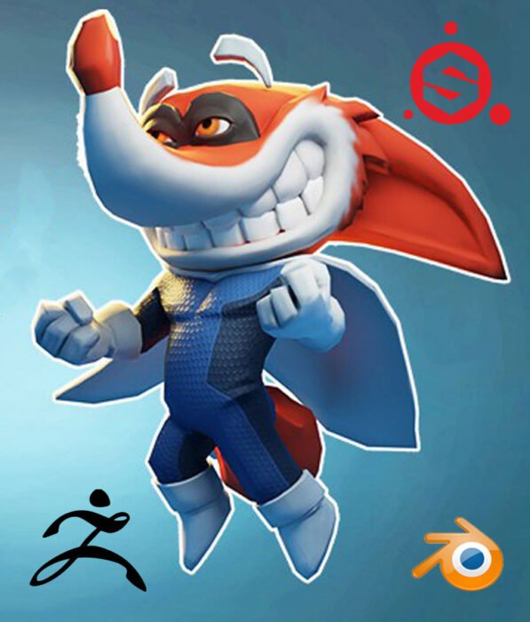 Zbrush -Blender -Substance Painter full 3D character course