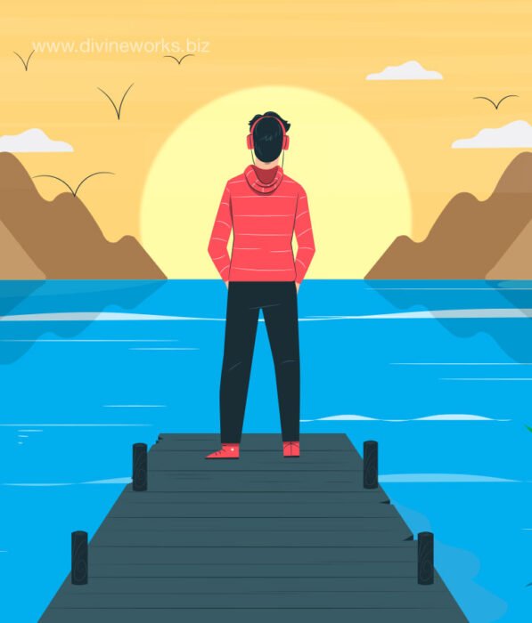 Download Free Alone Man Character Vector by Divine Works