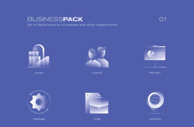 Alpha Icons Collection