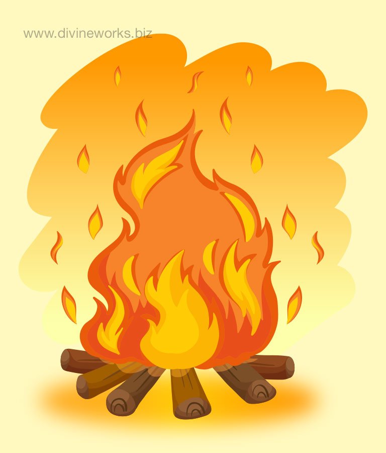 Download Free Burning Fire Vector Art by Divine Works