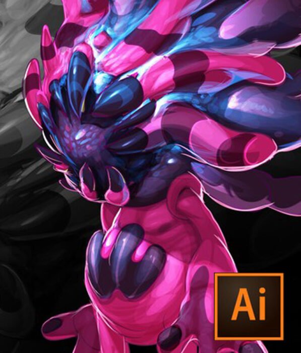 Character Design & Digital Art Demo in Adobe Illustrator