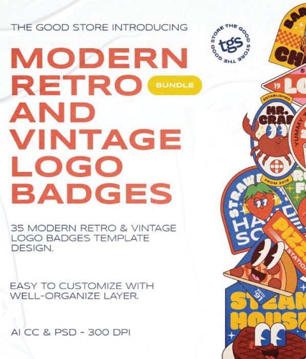 Illustration Logo Badges Bundle #2