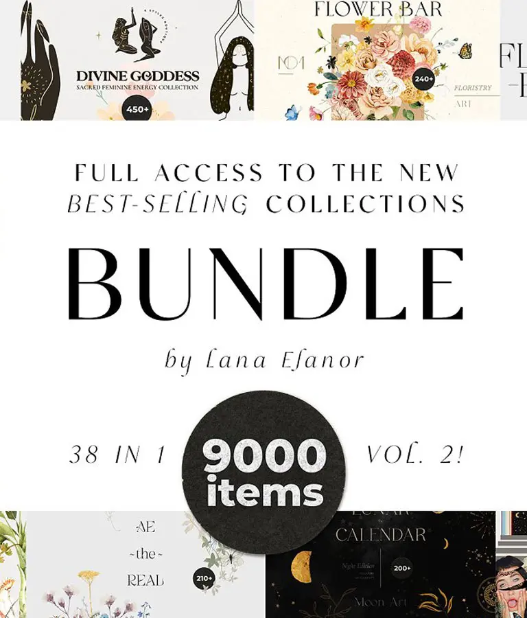 NEW BUNDLE 38 in 1 - 9000 graphics
